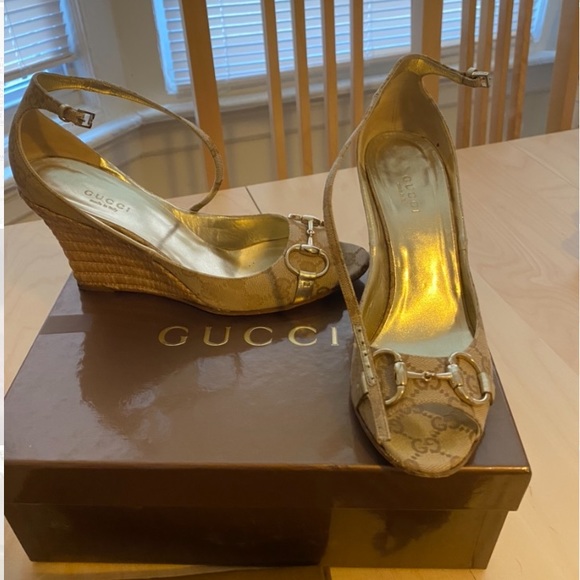 Vintage Gucci Sand Tess S. Cuoio New Sand/Platino - Picture 1 of 5
